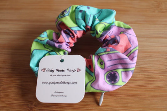 Mix Tape Zipper Scrunchie