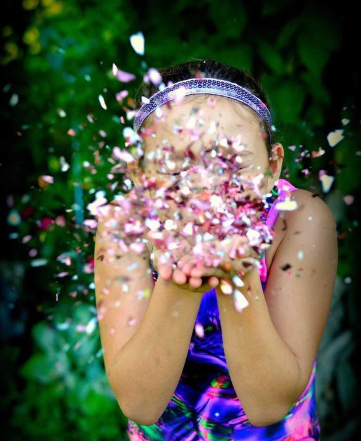 Lavender Sequin Headband