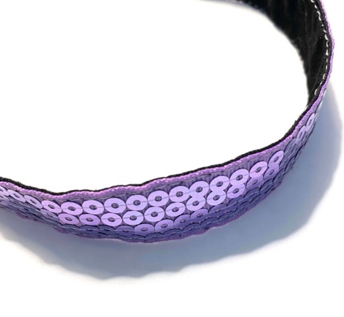 Lavender Sequin Headband