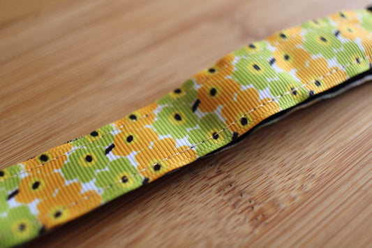 Yellow Lime Flower Headband