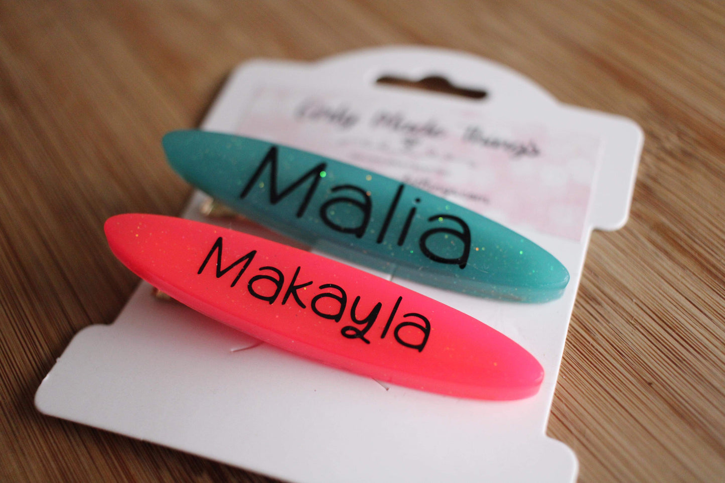 Personalized Name Hair Clip