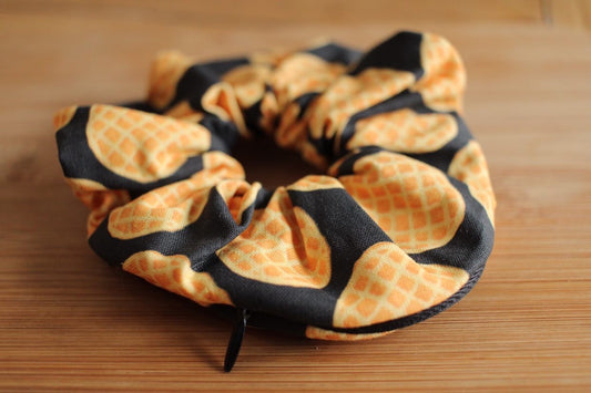 Waffle Zipper Scrunchie