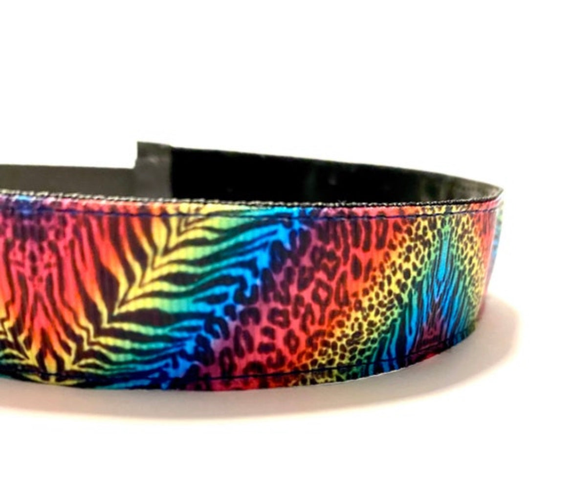 Rainbow Animal Print Headband