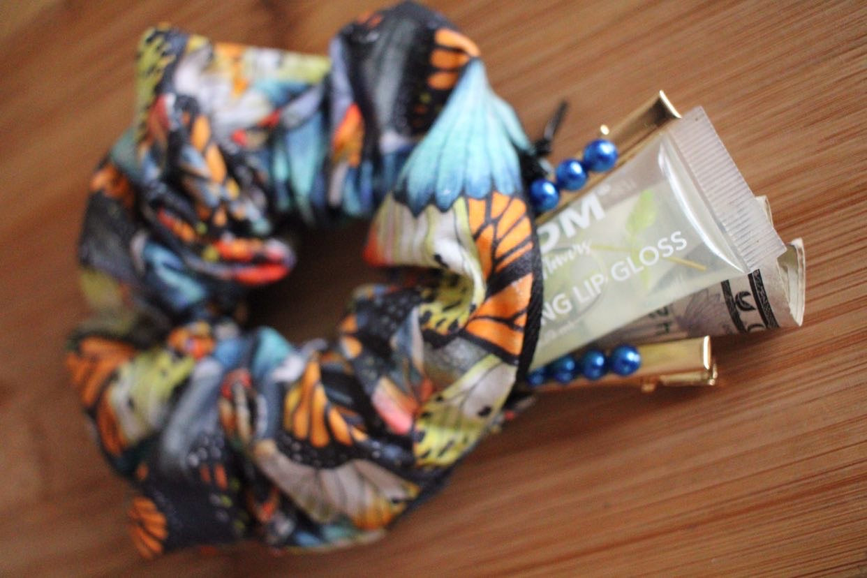 Butterfly Zipper Scrunchie