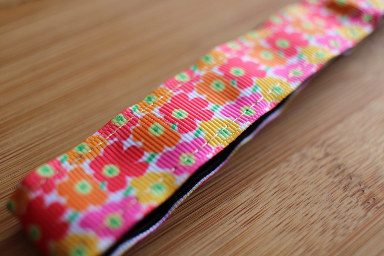 Pink Yellow Flower Headband